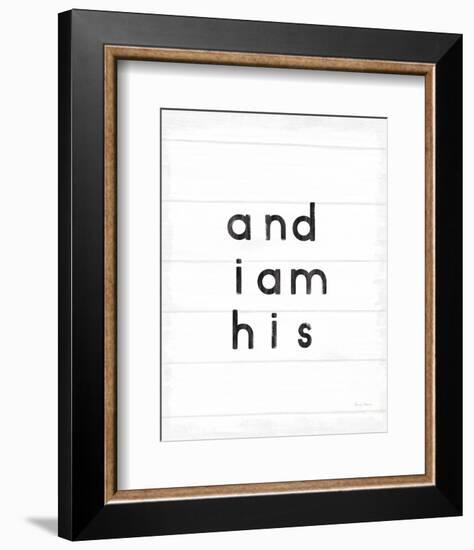 Words of Encouragement VIII on White Wood-Emily Adams-Framed Art Print