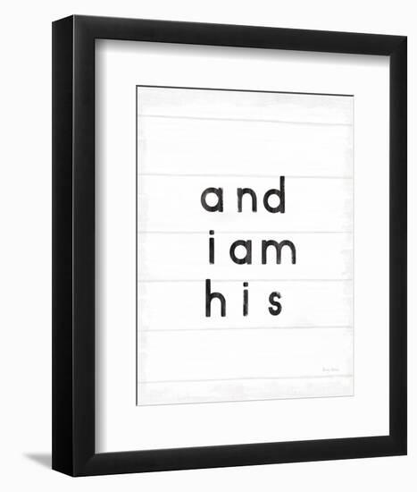 Words of Encouragement VIII on White Wood-Emily Adams-Framed Art Print