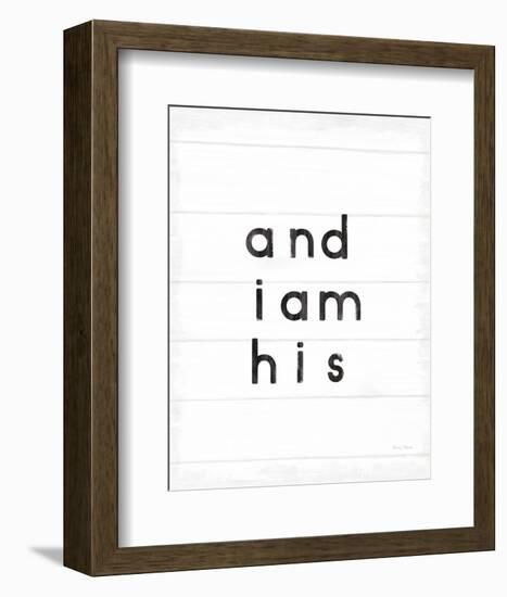 Words of Encouragement VIII on White Wood-Emily Adams-Framed Art Print