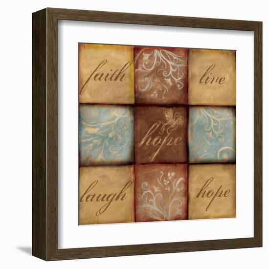 Words of Inspiration Hope-Artique Studio-Framed Art Print