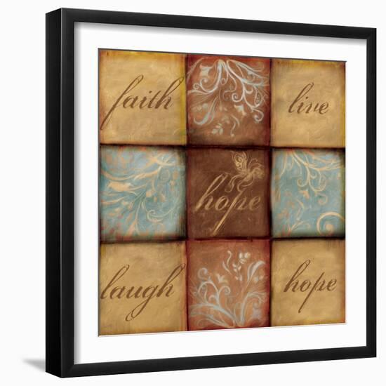 Words of Inspiration Hope-Artique Studio-Framed Art Print