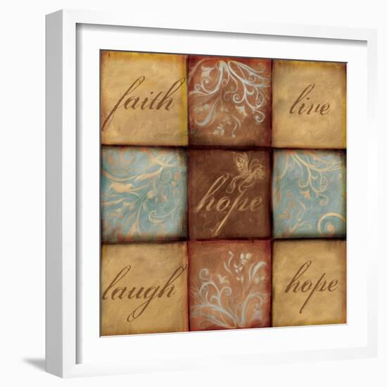 Words of Inspiration Hope-Artique Studio-Framed Art Print