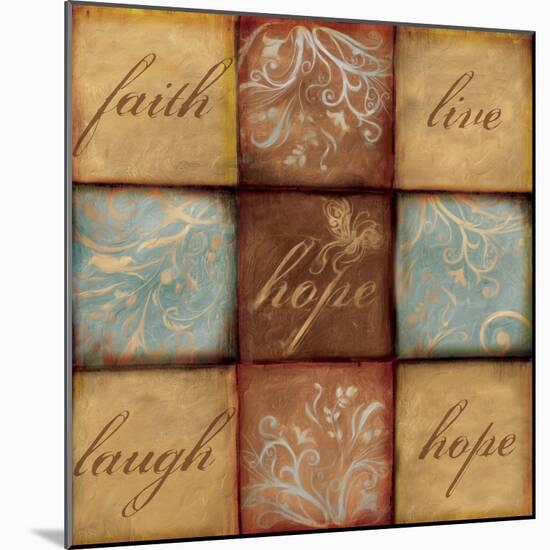 Words of Inspiration Hope-Artique Studio-Mounted Art Print