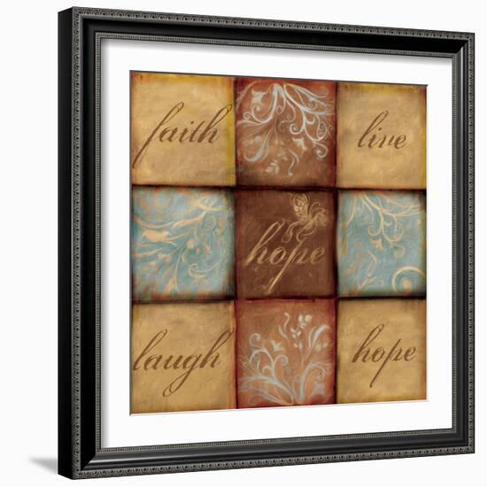 Words of Inspiration Hope-Artique Studio-Framed Art Print