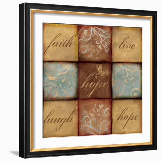 Words of Inspiration Hope-Artique Studio-Framed Art Print