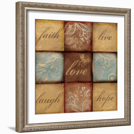 Words of Inspiration Love-Artique Studio-Framed Premium Giclee Print