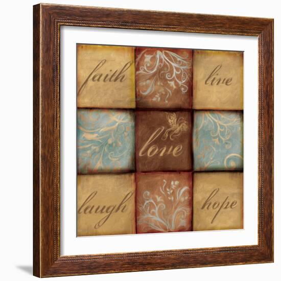 Words of Inspiration Love-Artique Studio-Framed Premium Giclee Print