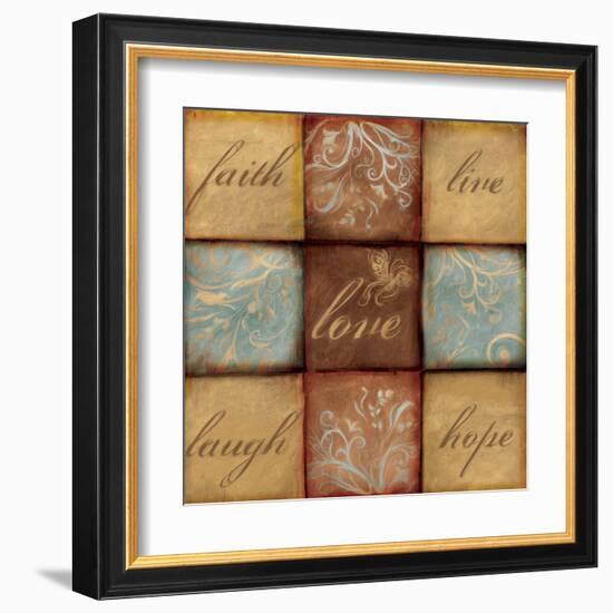 Words of Inspiration Love-Artique Studio-Framed Art Print