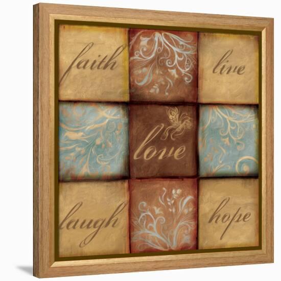 Words of Inspiration Love-Artique Studio-Framed Stretched Canvas