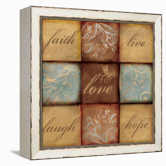 Words of Inspiration Love-Artique Studio-Framed Stretched Canvas