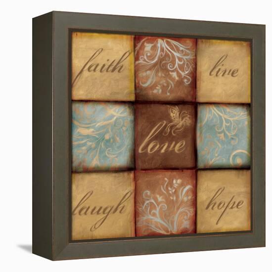 Words of Inspiration Love-Artique Studio-Framed Stretched Canvas