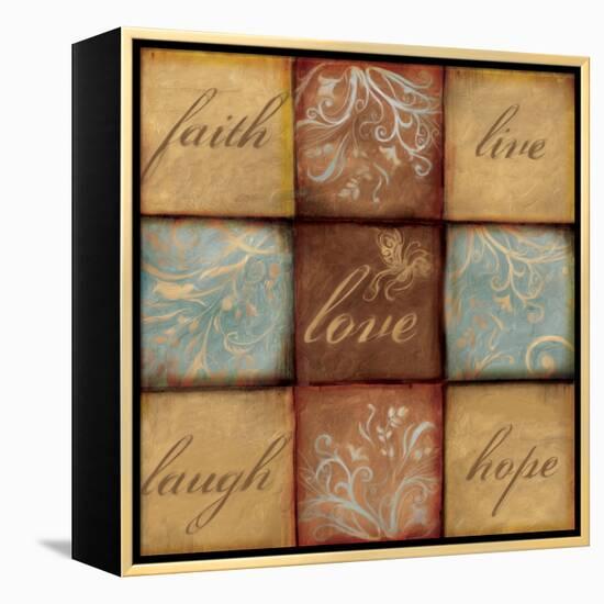 Words of Inspiration Love-Artique Studio-Framed Stretched Canvas