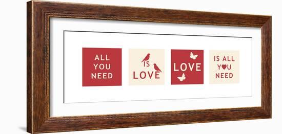 Words of Kindness VI-The Vintage Collection-Framed Giclee Print