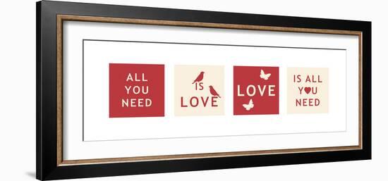 Words of Kindness VI-The Vintage Collection-Framed Giclee Print