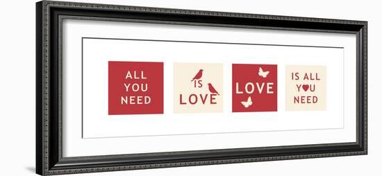 Words of Kindness VI-The Vintage Collection-Framed Giclee Print