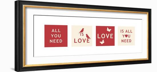 Words of Kindness VI-The Vintage Collection-Framed Giclee Print