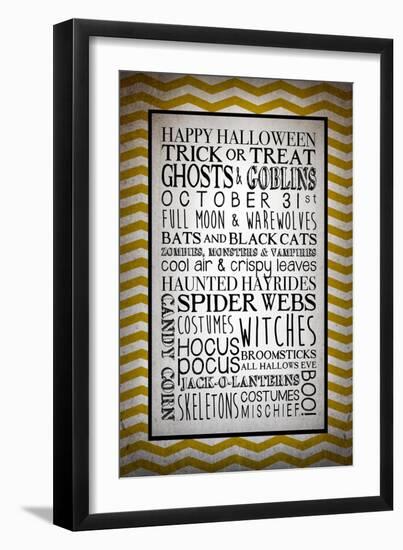 Words of October-Kimberly Glover-Framed Giclee Print