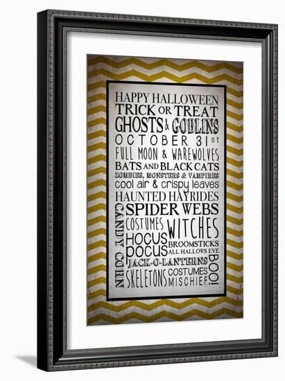 Words of October-Kimberly Glover-Framed Giclee Print