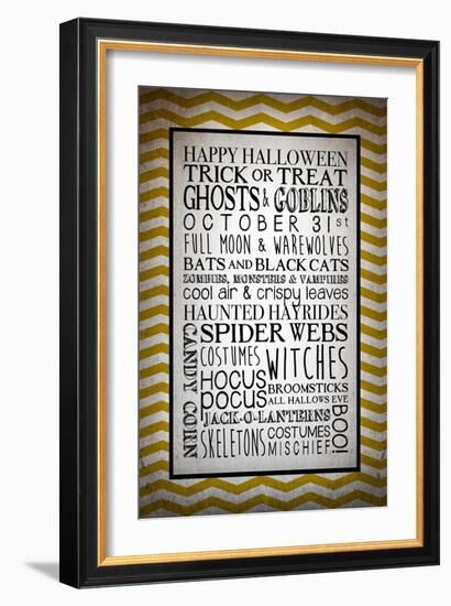 Words of October-Kimberly Glover-Framed Giclee Print