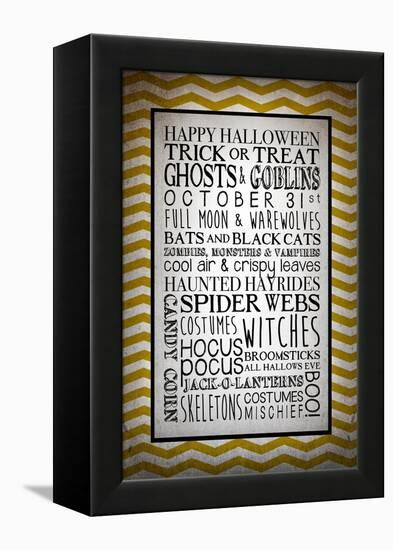 Words of October-Kimberly Glover-Framed Premier Image Canvas