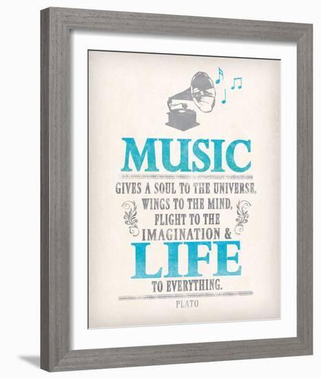 Words of Truth I-The Vintage Collection-Framed Giclee Print