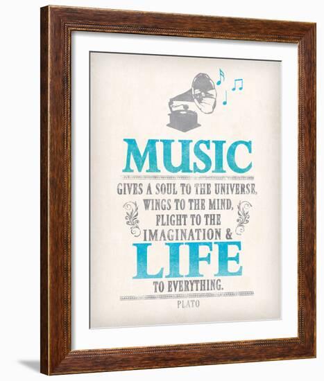 Words of Truth I-The Vintage Collection-Framed Giclee Print