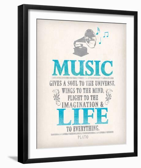 Words of Truth I-The Vintage Collection-Framed Giclee Print