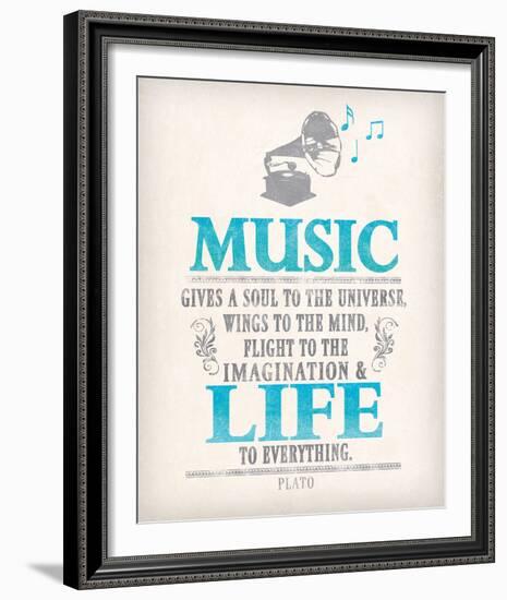 Words of Truth I-The Vintage Collection-Framed Giclee Print