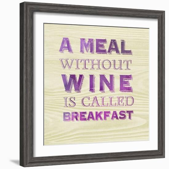 Words of Wine 10-Lola Bryant-Framed Art Print