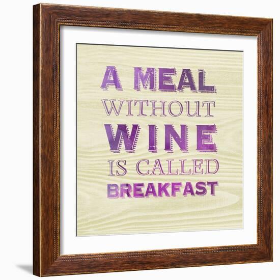 Words of Wine 10-Lola Bryant-Framed Art Print