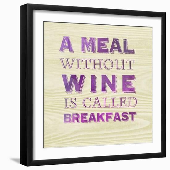 Words of Wine 10-Lola Bryant-Framed Art Print