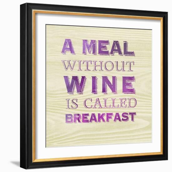 Words of Wine 10-Lola Bryant-Framed Art Print