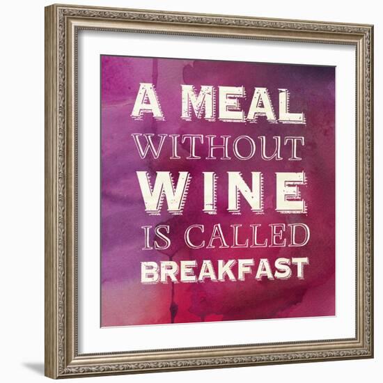 Words of Wine 3-Lola Bryant-Framed Art Print