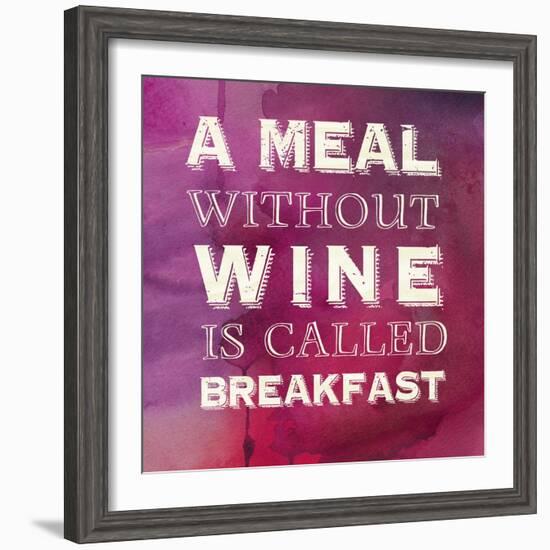 Words of Wine 3-Lola Bryant-Framed Art Print