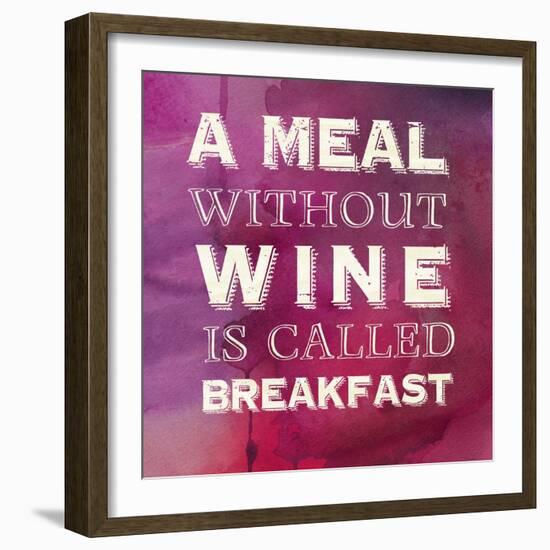 Words of Wine 3-Lola Bryant-Framed Art Print