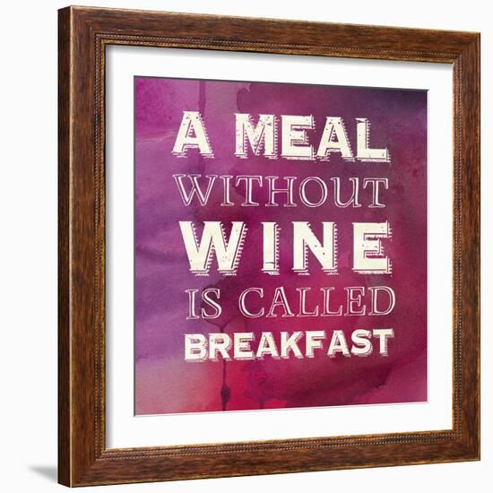 Words of Wine 3-Lola Bryant-Framed Art Print