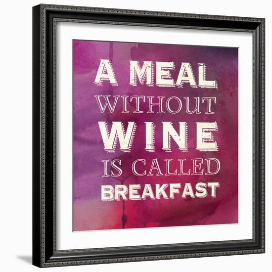 Words of Wine 3-Lola Bryant-Framed Art Print