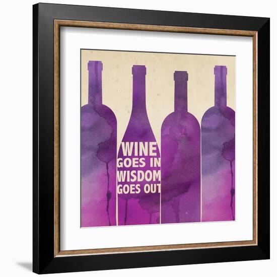 Words of Wine 4-Lola Bryant-Framed Art Print