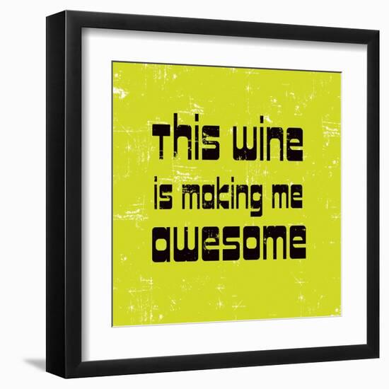 Words of Wine 5-Lola Bryant-Framed Art Print