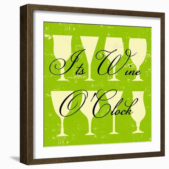 Words of Wine 6-Lola Bryant-Framed Art Print