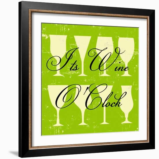 Words of Wine 6-Lola Bryant-Framed Art Print