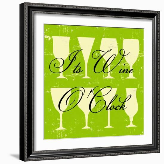 Words of Wine 6-Lola Bryant-Framed Art Print