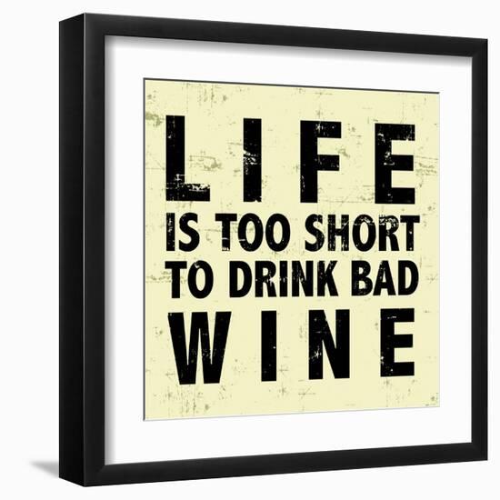 Words of Wine 7-Lola Bryant-Framed Art Print