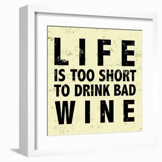 Words of Wine 7-Lola Bryant-Framed Art Print