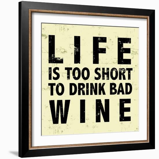 Words of Wine 7-Lola Bryant-Framed Art Print