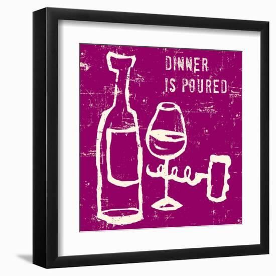 Words of Wine 8-Lola Bryant-Framed Art Print