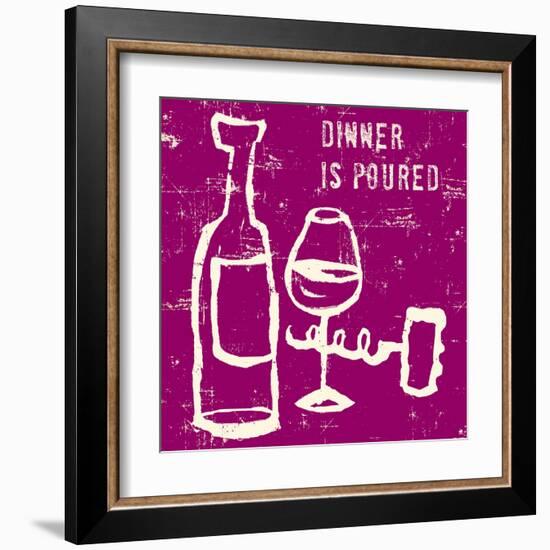 Words of Wine 8-Lola Bryant-Framed Art Print