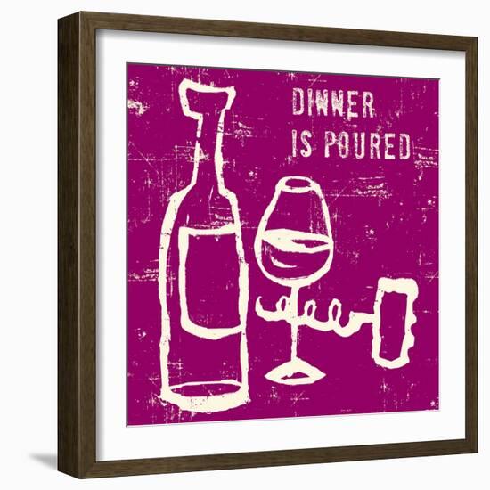 Words of Wine 8-Lola Bryant-Framed Art Print