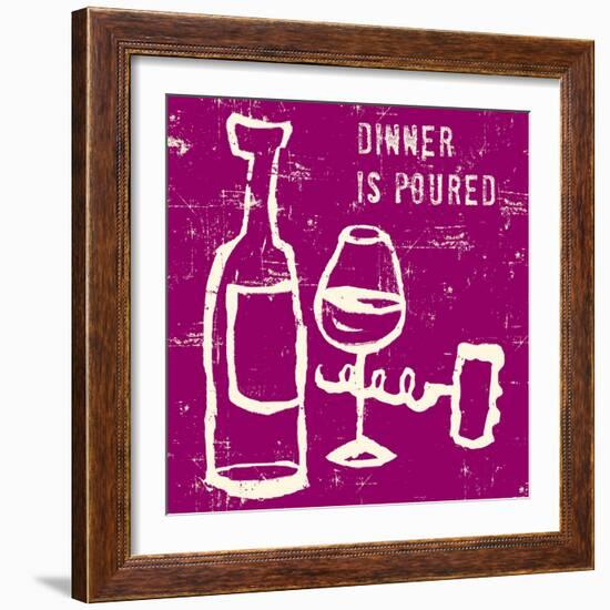 Words of Wine 8-Lola Bryant-Framed Art Print