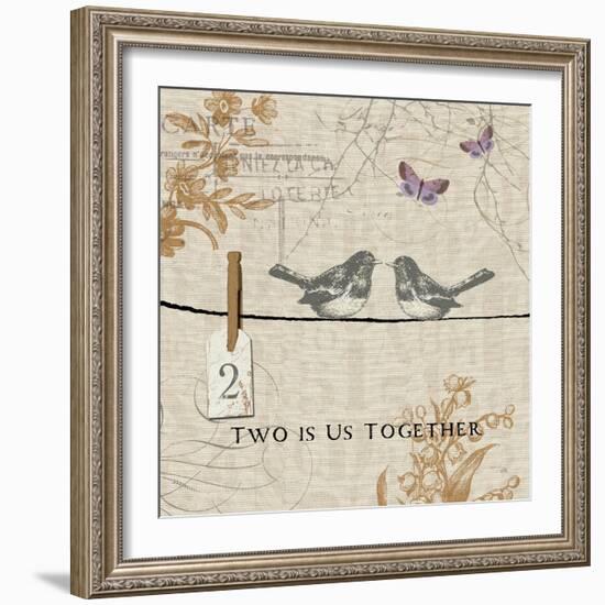 Words that Count II-Pela Design-Framed Art Print